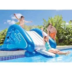 INTEX Tobogán acuático inflable Kool Splash azul Best