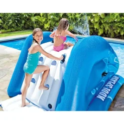 INTEX Piscina Y Spa-Tobogán de agua inflable Kool Splash azul
