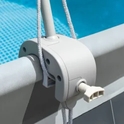 INTEX Piscina Y Spa-Toldo de piscina gris claro