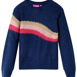 vidaXL Ropa Y Accesorios-Jersey de punto infantil azul marino 104