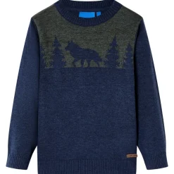 vidaXL Jersey de punto infantil azul marino 92 Best