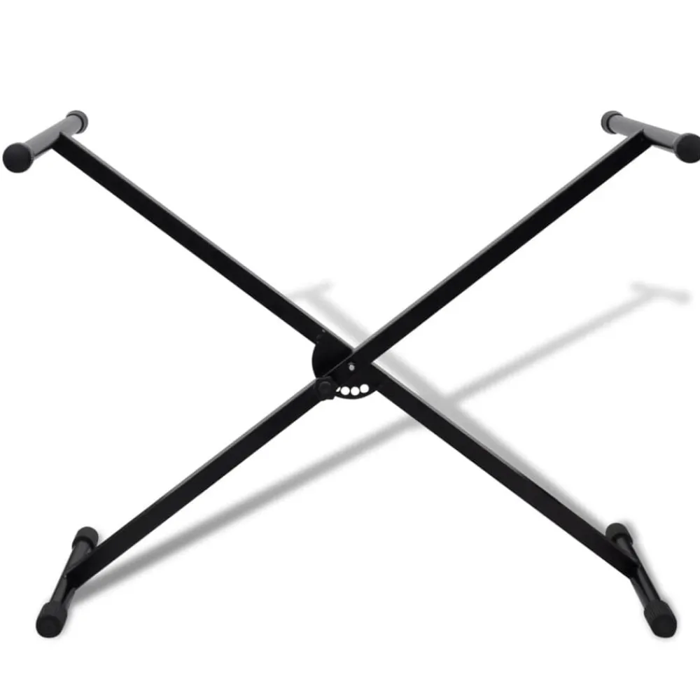 vidaXL Juego de taburete y soporte ajustable para teclado Online