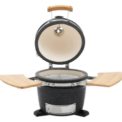 vidaXL Kamado Barbacoa Parrilla Quemador Cerámica 33 Cm