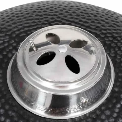 vidaXL Kamado Barbacoa Parrilla y Ahumador Cerámico 33 cm Negro Online