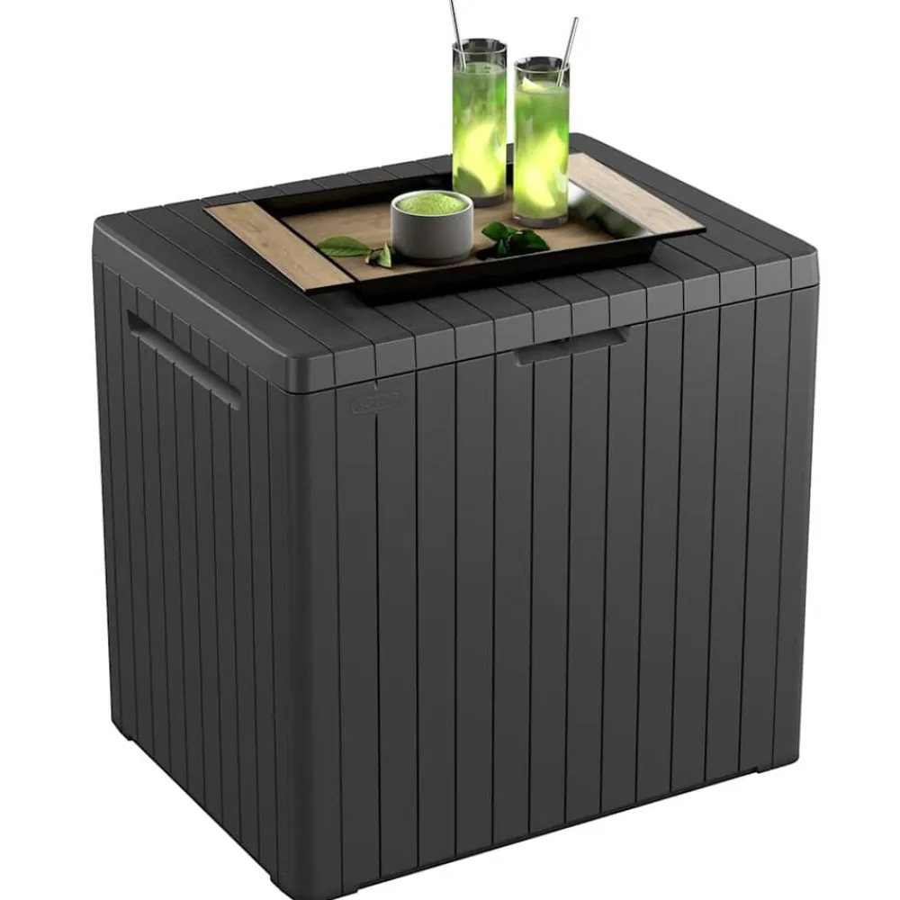 Keter Muebles De Jardín-Caja de almacenamiento de jardín City 113 L