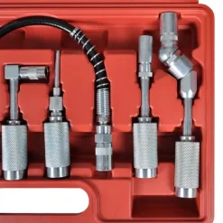 vidaXL Kit de set de Pistola de grasa Adaptador de Surtida herramienta Outlet
