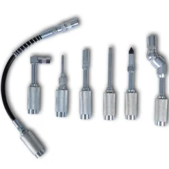 vidaXL Kit de set de Pistola de grasa Adaptador de Surtida herramienta Outlet