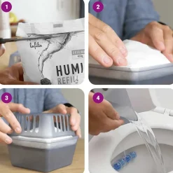 vidaXL Productos Del Hogar-Lafita Absorbentes de humedad de recambio 12 unidades 450 g