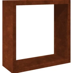 vidaXL Accesorios Para Hornos De Leña Y Chimeneas-Leñero 100x40x100 cm Acero oxidado