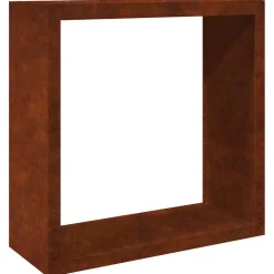 vidaXL Accesorios Para Hornos De Leña Y Chimeneas-Leñero 100x40x100 cm Acero oxidado
