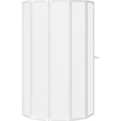 vidaXL Mampara de ducha con 7 paneles plegables y toallero New