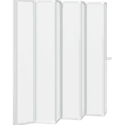 vidaXL Mampara de ducha con 7 paneles plegables y toallero New