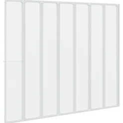 vidaXL Mampara de ducha con 7 paneles plegables y toallero New