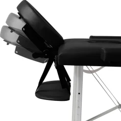 vidaXL Salud Y Belleza-Mesa camilla de masaje de aluminio plegable de tres cuerpos s