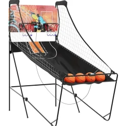 vidaXL Máquina recreativa de baloncesto con 4 bolas para 2 jugadores