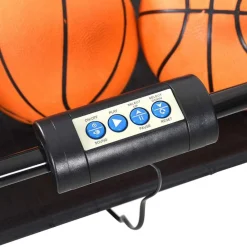 vidaXL Máquina recreativa de baloncesto con 4 bolas para 2 jugadores