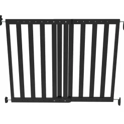 Niños Noma Protección Para El Bebé-Puerta de seguridad extensible 63,5-106 cm madera negra 93743