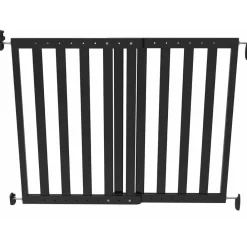 Niños Noma Protección Para El Bebé-Puerta de seguridad extensible 63,5-106 cm madera negra 93743