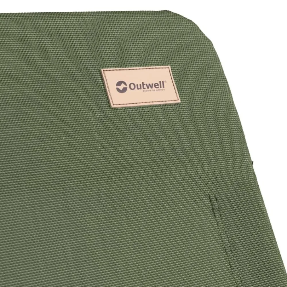 Outwell Tumbona plegable de camping Tenby viñedo Verde Discount