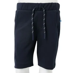 vidaXL Ropa Y Accesorios-Pantalón corto infantil con cordón azul marino 92