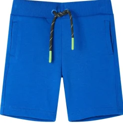 vidaXL Pantalón corto infantil con cordón 104 Azul Hot