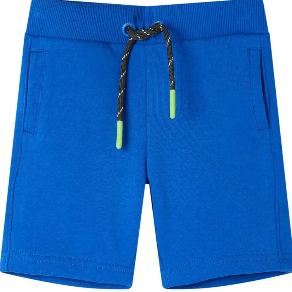 vidaXL Pantalón corto infantil con cordón 104 Azul Hot