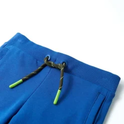 vidaXL Pantalón corto infantil con cordón 104 Azul Hot