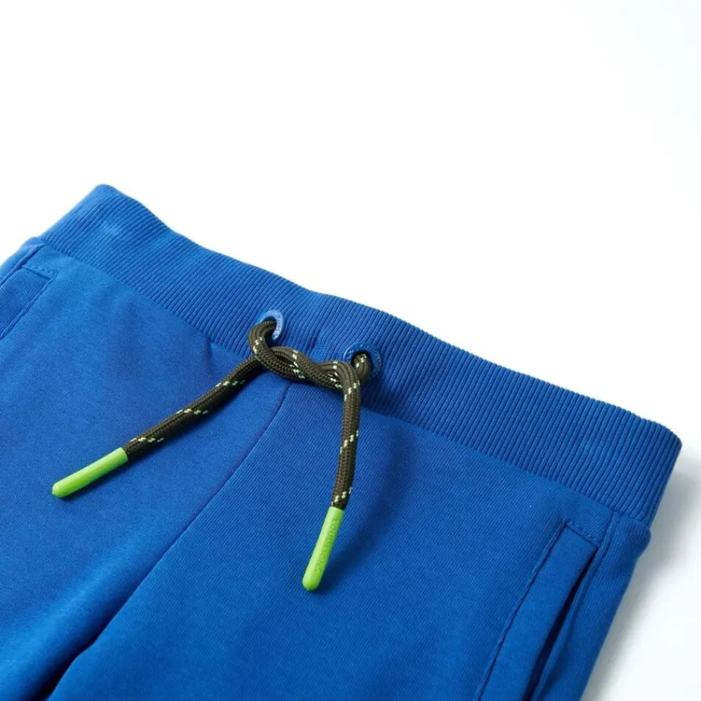 vidaXL Pantalón corto infantil con cordón 104 Azul Hot
