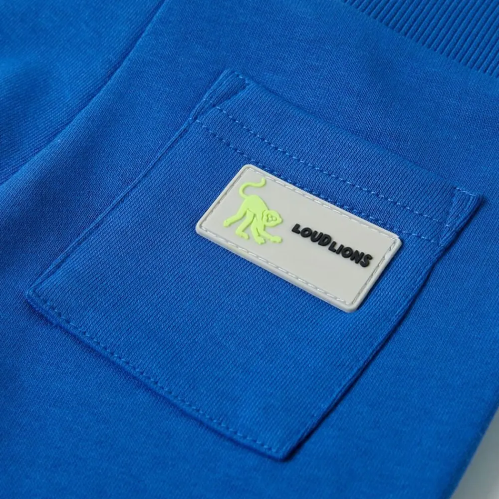 vidaXL Pantalón corto infantil con cordón 104 Azul Hot