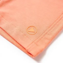 vidaXL Ropa Y Accesorios-Pantalón corto infantil con cordón naranja neón 128