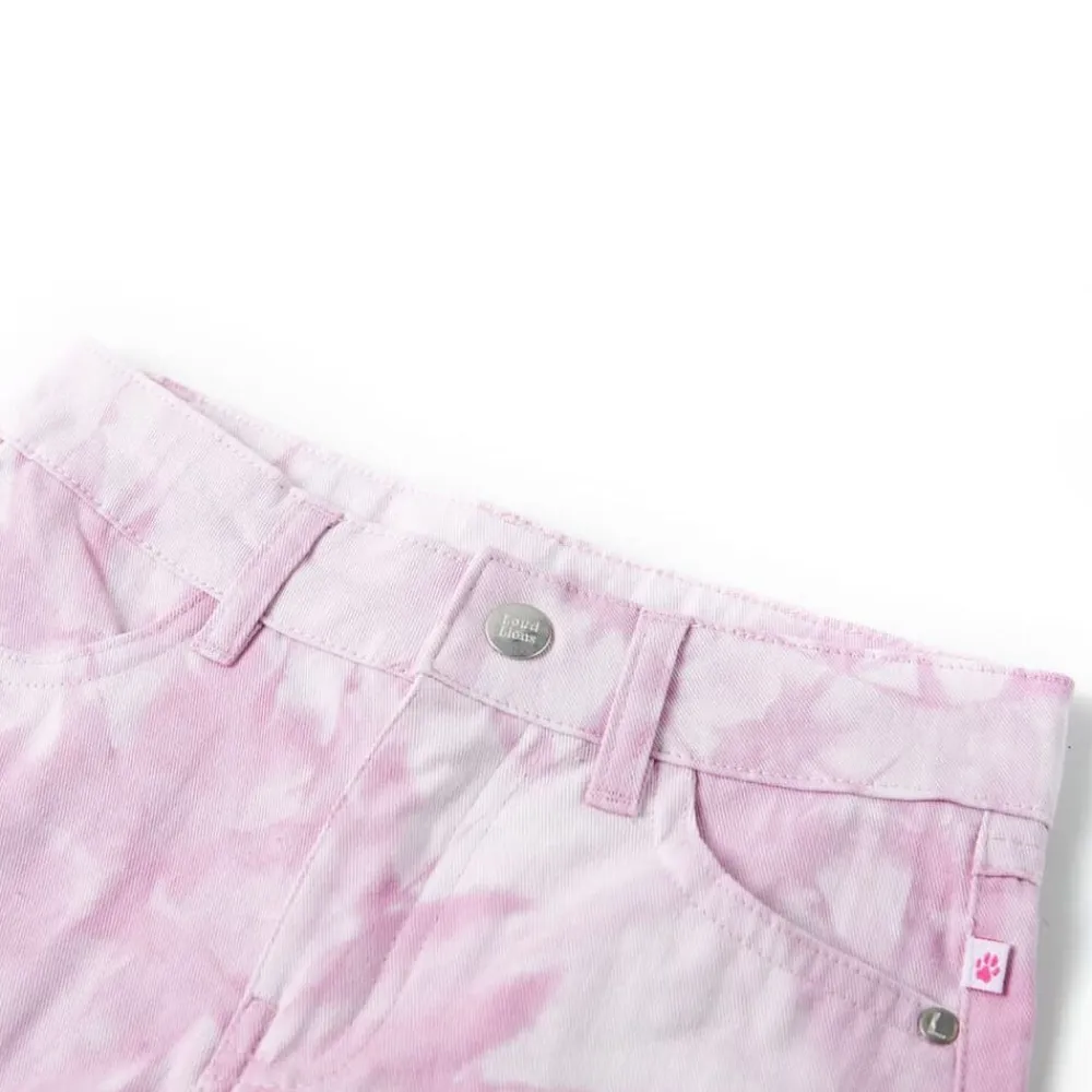 vidaXL Ropa Y Accesorios-Pantalón corto infantil rosa 104