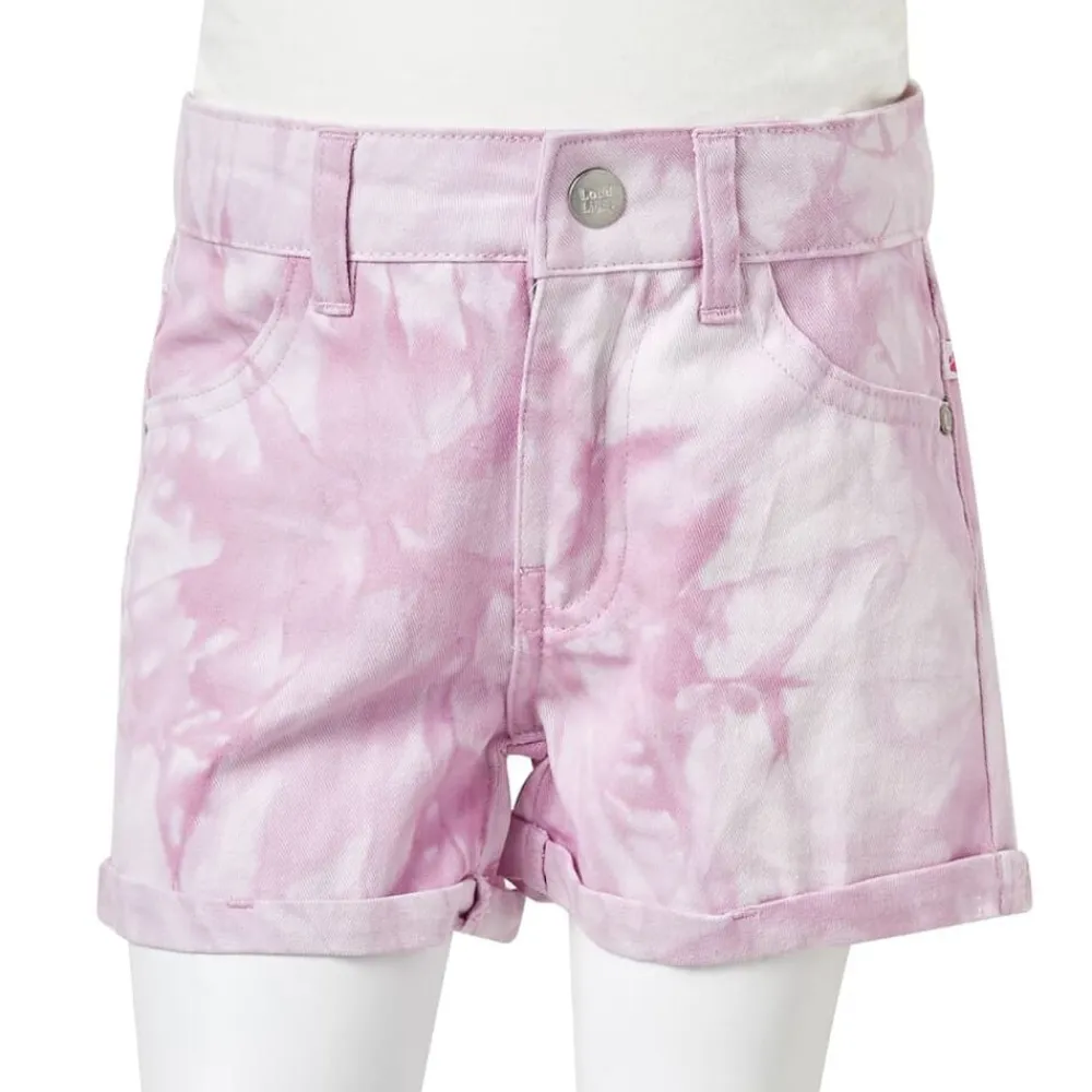 vidaXL Ropa Y Accesorios-Pantalón corto infantil rosa 104