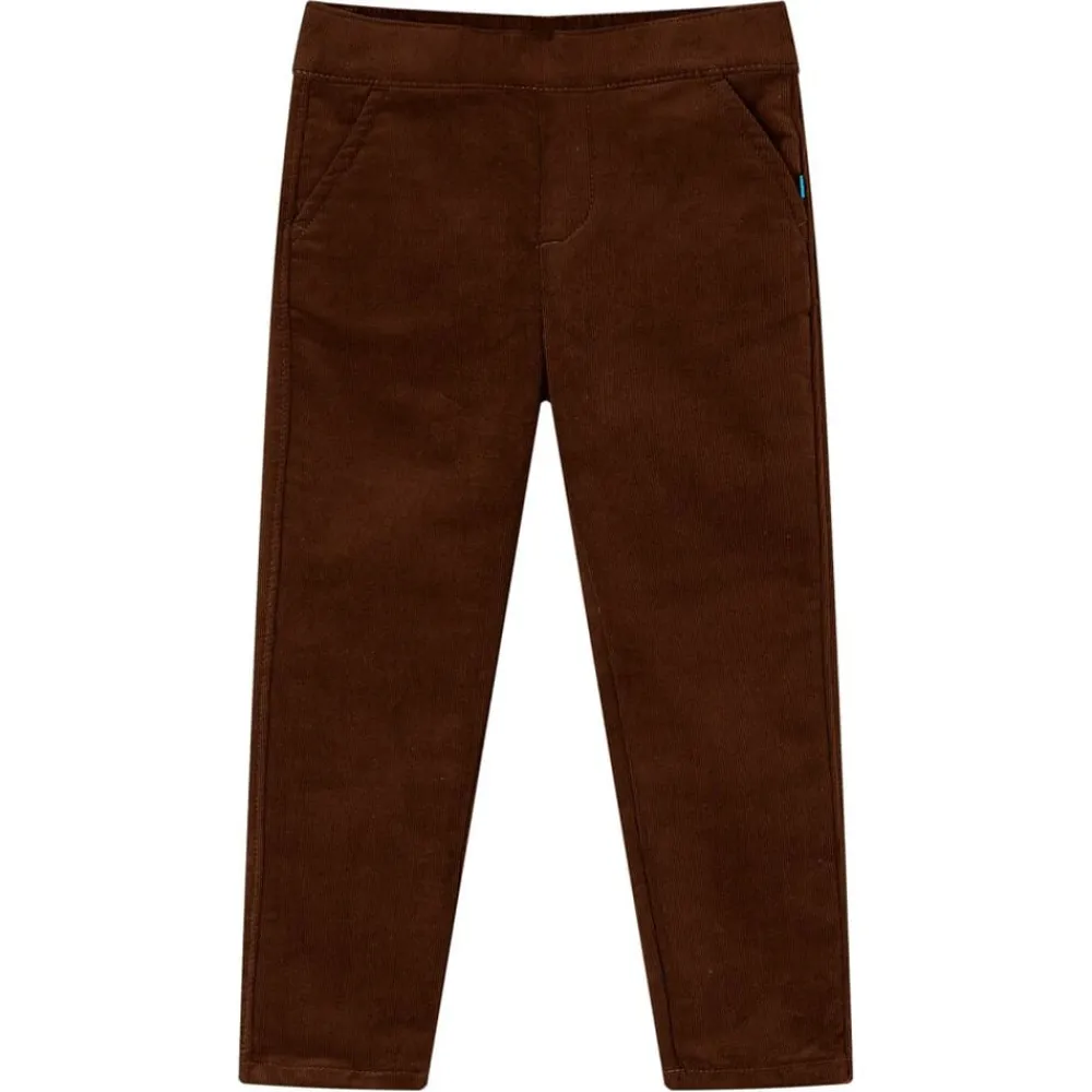 vidaXL Pantalón infantil color coñac 92 Coñac