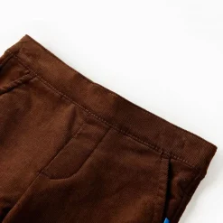 vidaXL Pantalón infantil color coñac 92 Coñac