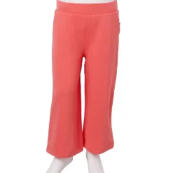vidaXL Pantalón infantil con perneras anchas 92 Coral Sale
