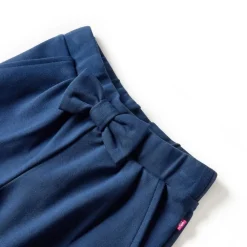 vidaXL Ropa Y Accesorios-Pantalón infantil con perneras anchas azul marino 104