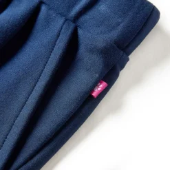 vidaXL Ropa Y Accesorios-Pantalón infantil con perneras anchas azul marino 104