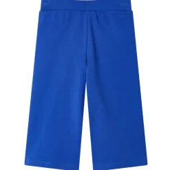 vidaXL Pantalón infantil con perneras anchas cobalto 104 Azul Clearance