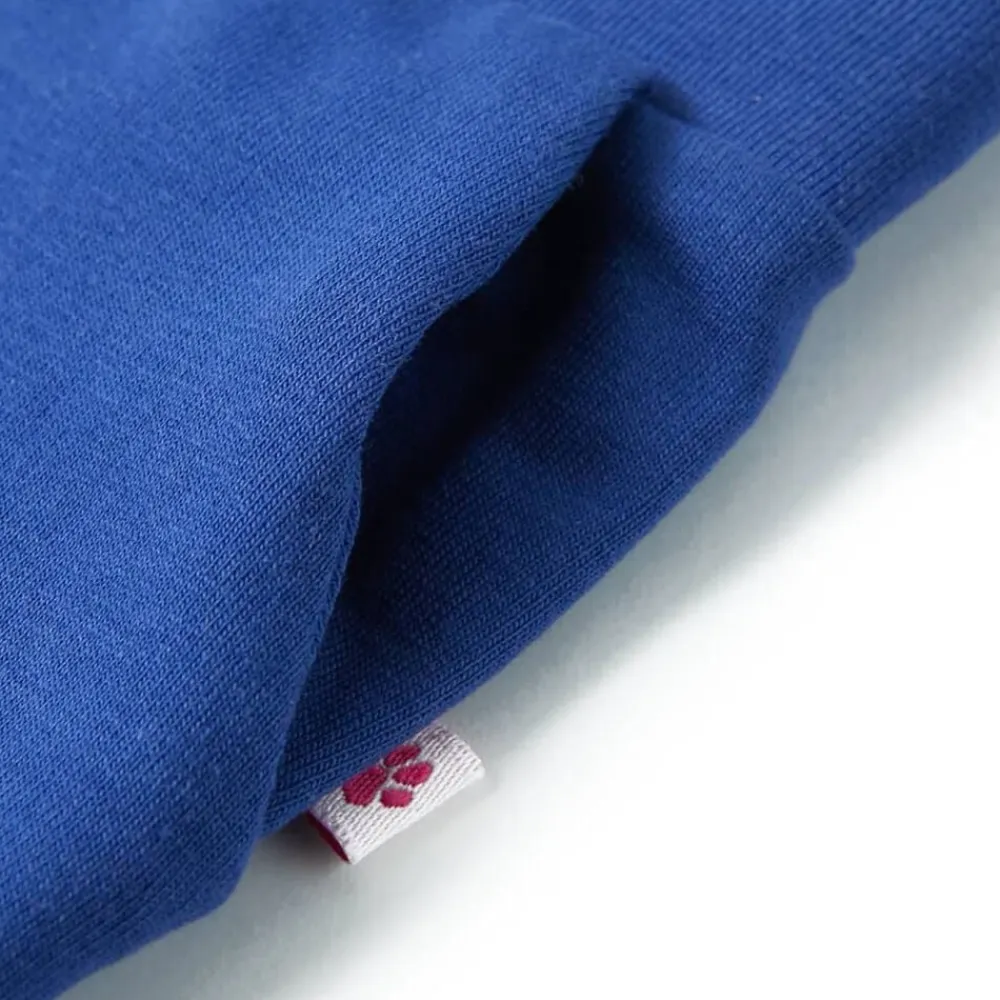 vidaXL Pantalón infantil con perneras anchas cobalto 104 Azul Clearance