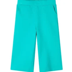 vidaXL Pantalón infantil con perneras anchas verde 116 Menta Discount