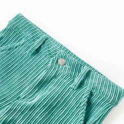 vidaXL Pantalón infantil de pana verde menta 92 Hot