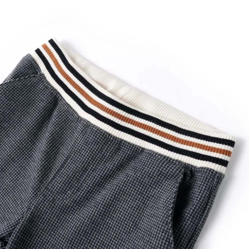 vidaXL Pantalón infantil gris 92 Antracita Discount