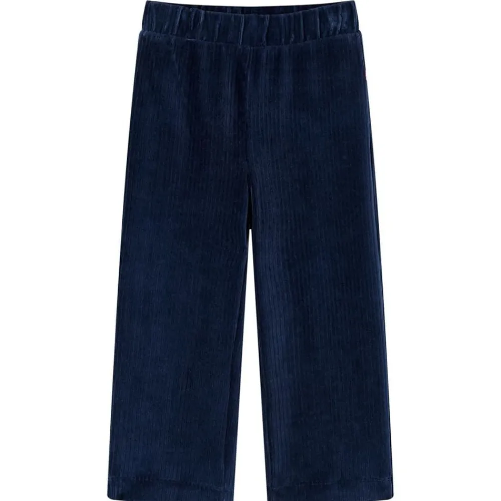vidaXL Pantalón infantil pana 92 Azul marino Hot