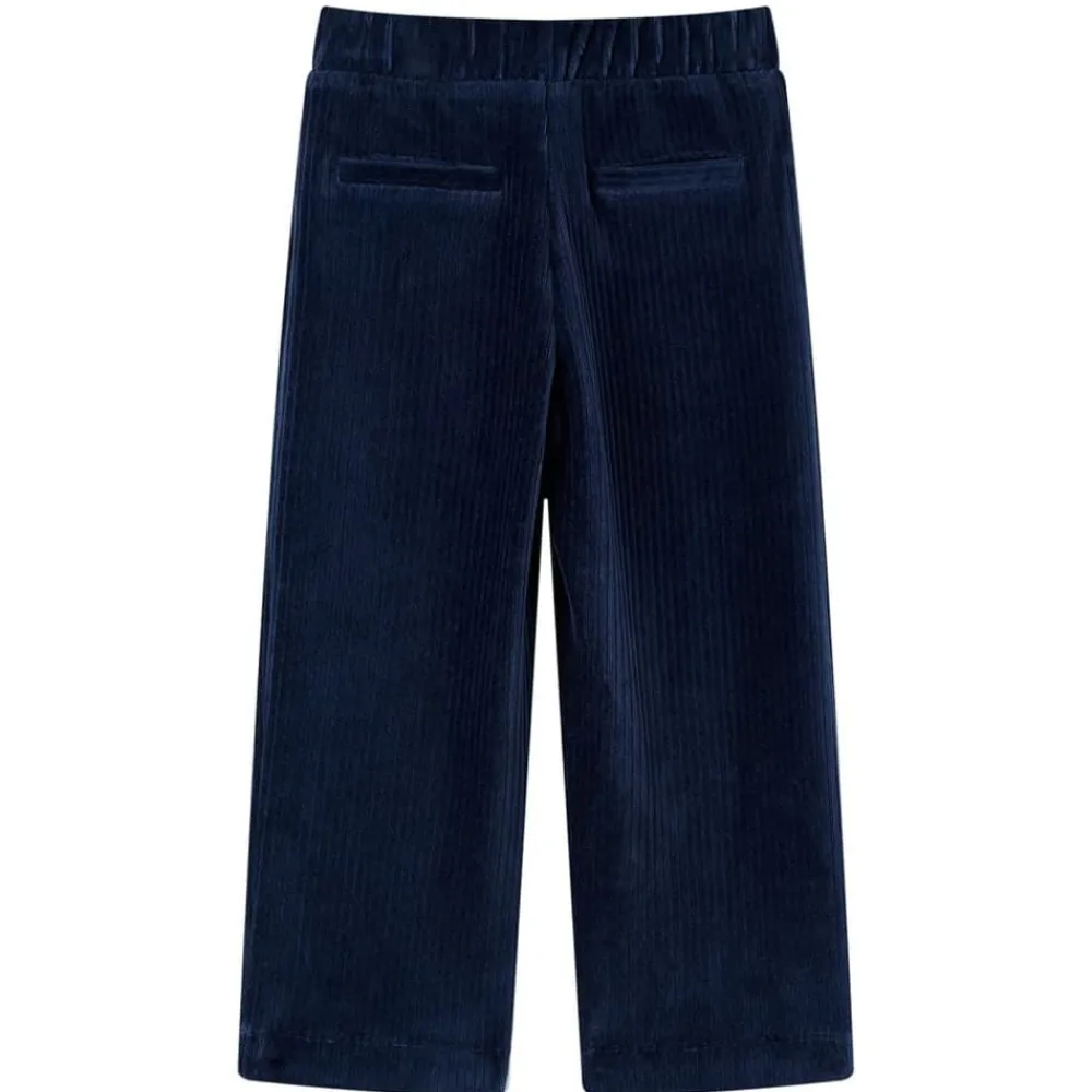 vidaXL Pantalón infantil pana 92 Azul marino Hot