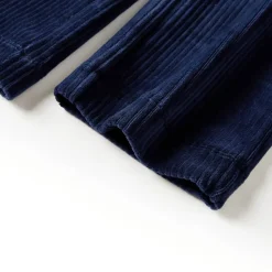 vidaXL Pantalón infantil pana 92 Azul marino Hot
