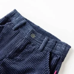vidaXL Ropa Y Accesorios-Pantalón infantil pana azul marino 92