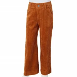 vidaXL Ropa Y Accesorios-Pantalón infantil pana color coñac 92