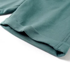 vidaXL Ropa Y Accesorios-Pantalones cortos infantiles con cordón color azul petróleo claro 92