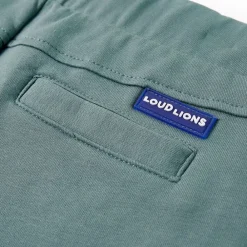 vidaXL Ropa Y Accesorios-Pantalones cortos infantiles con cordón color azul petróleo claro 92