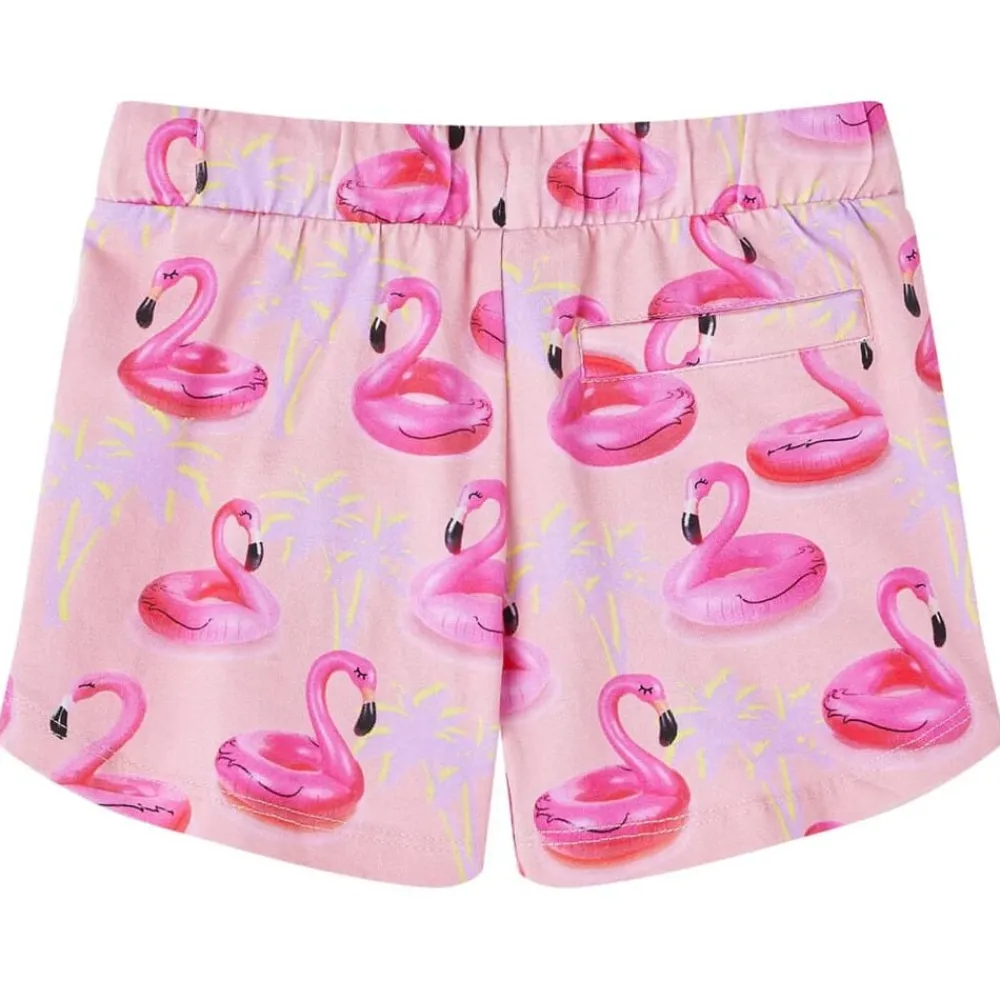 vidaXL Pantalones cortos infantiles con cordón rosa claro 92 Clearance